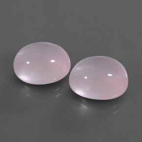캐럿 천연 핑크 로즈 쿼츠 보석, 투명한, 13.8×11.2 mm, 투명/반투명