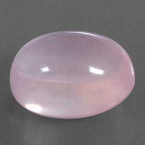 37.75캐럿 천연 핑크 로즈 쿼츠, 투명한, 22.7×17.5 mm, 투명/반투명
