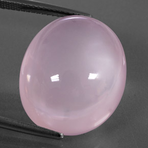 24.67캐럿 천연 라이트 핑크 로즈 쿼츠, 투명한, 투명/반투명