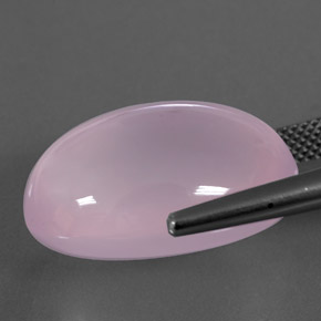 26.23캐럿 천연 풍선껌 핑크 로즈 쿼츠, 투명한, 투명/반투명