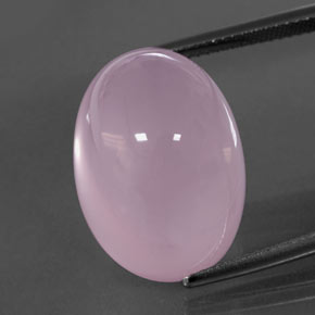28.81캐럿 천연 풍선껌 핑크 로즈 쿼츠, 투명한, 투명/반투명