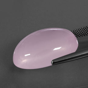 24.96캐럿 천연 라이트 핑크 로즈 쿼츠, 투명한, 투명/반투명