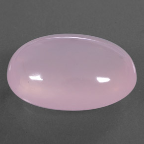 20.46캐럿 천연 라이트 핑크 로즈 쿼츠, 투명한, 21.7×15.4 mm, 투명/반투명