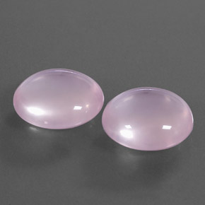 22.63캐럿 천연 핑크 로즈 쿼츠 보석, 투명한, 16.1×14.1 mm, 투명/반투명