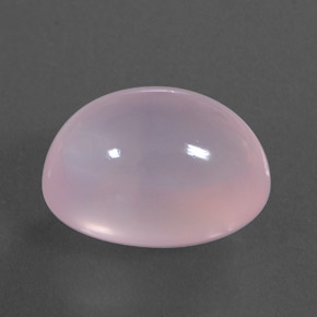 14.61캐럿 천연 풍선껌 핑크 로즈 쿼츠, 투명한, 16.6×12.5 mm, 투명/반투명
