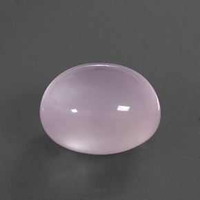 14.24캐럿 천연 라이트 핑크 로즈 쿼츠, 투명한, 15.5×13.2 mm, 투명/반투명