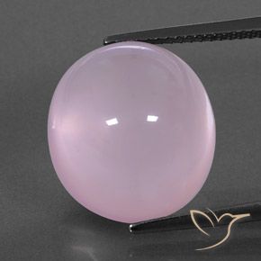 16.57캐럿 천연 라이트 핑크 로즈 쿼츠, 투명한, 투명/반투명