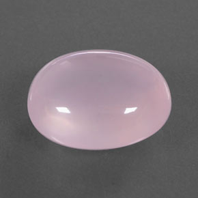 13.04캐럿 천연 라이트 핑크 로즈 쿼츠, 투명한, 16.6×14.3 mm, 투명/반투명