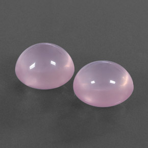 캐럿 천연 핑크 로즈 쿼츠 보석, 투명한, 14.3×13.2 mm, 투명/반투명