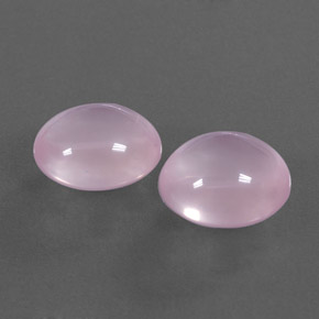 캐럿 천연 핑크 로즈 쿼츠 보석, 투명한, 12.1×10.5 mm, 투명/반투명