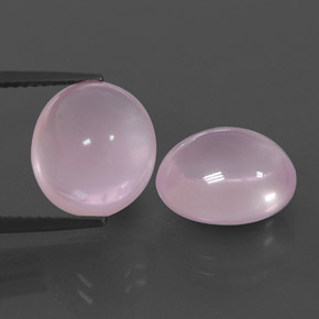 캐럿 천연 핑크 로즈 쿼츠 보석, 투명한, 11.8×10.8 mm, 투명/반투명