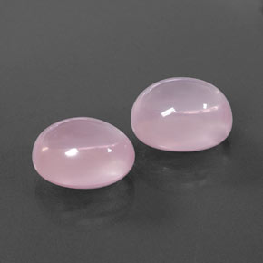 캐럿 천연 핑크 로즈 쿼츠 보석, 투명한, 13.9×11.8 mm, 투명/반투명