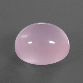 18.91캐럿 천연 핑크 로즈 쿼츠, 투명한, 17.3×14.3 mm, 투명/반투명