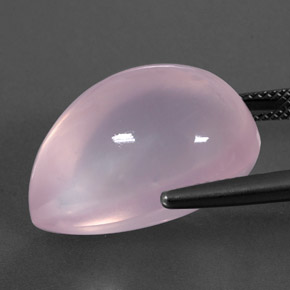 27.39캐럿 천연 풍선껌 핑크 로즈 쿼츠, 투명한, 투명/반투명