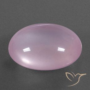 14.26캐럿 천연 라이트 핑크 로즈 쿼츠, 투명한, 17.7×13.6 mm, 투명/반투명