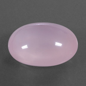 17.74캐럿 천연 핑크 로즈 쿼츠, 투명한, 19.3×14.8 mm, 투명/반투명
