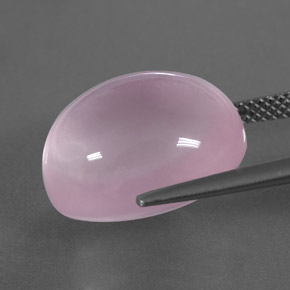 15.86캐럿 천연 라이트 핑크 로즈 쿼츠, 투명한, 투명/반투명