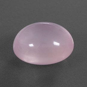 13.84캐럿 천연 라이트 핑크 로즈 쿼츠, 투명한, 16.1×13.2 mm, 투명/반투명