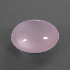 11.79캐럿 천연 라이트 핑크 로즈 쿼츠, 투명한, 16×14 mm, 투명/반투명