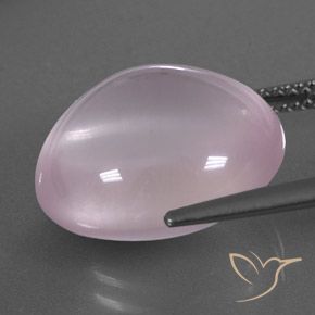 13.93캐럿 천연 풍선껌 핑크 로즈 쿼츠, 투명한, 투명/반투명