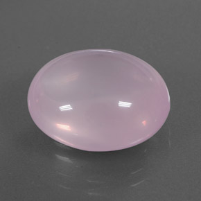 13.33캐럿 천연 풍선껌 핑크 로즈 쿼츠, 투명한, 16.2×14.2 mm, 투명/반투명