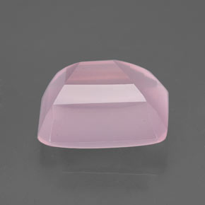 5.66캐럿 천연 핑크 로즈 쿼츠, 에메랄드 컷, 11.8×9.8 mm, 투명한