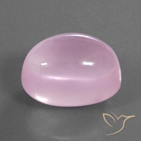 30.02캐럿 천연 라이트 핑크 로즈 쿼츠, 타원형 컷, 20.5×14.6 mm, 투명한