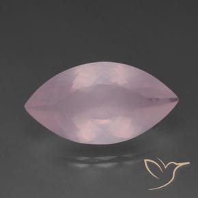 20.36ct 자연스러운 미디엄 핑크 로즈 쿼츠, 보석, 투명한