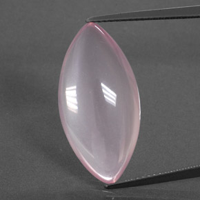 12.65캐럿 천연 풍선껌 핑크 로즈 쿼츠, 보석, 투명한