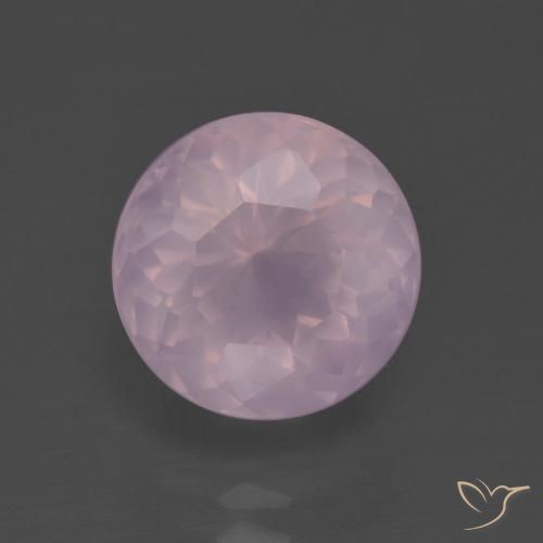 5.18ct 자연스러운 로즈 핑크 로즈 쿼츠, 둥근, 투명한