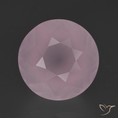 8.32ct 자연스러운 미디엄 핑크 로즈 쿼츠, 둥근, 투명한