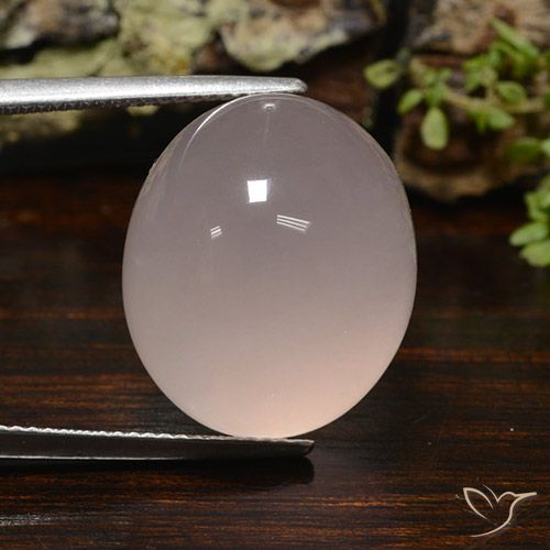 31.95ct 자연스러운 라이트 핑크 로즈 쿼츠, 타원형, 투명한