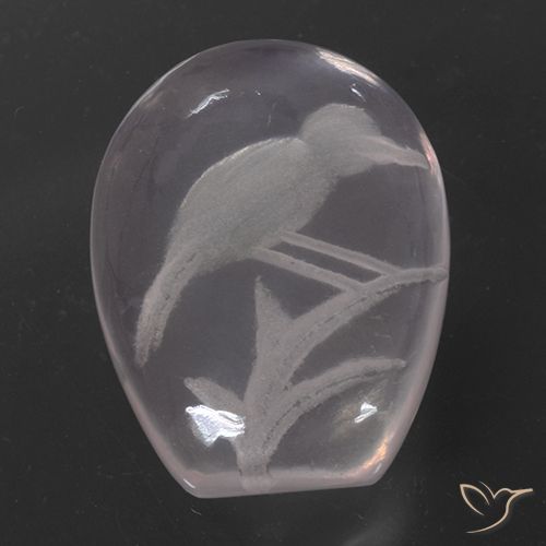 11.18ct 자연스러운 매우 밝은 분홍색 로즈 쿼츠, 팬시한, 투명한
