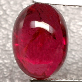 5.64캐럿 천연 핑크 레드 루벨라이트 투르말린, 투명한, 12.4×9.2 mm, 투명/반투명