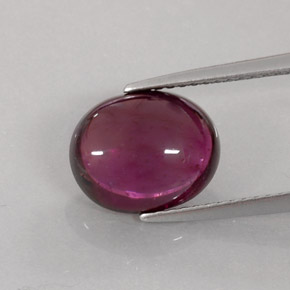 4.65캐럿 천연 핑크 레드 루벨라이트 투르말린, 투명한, 10.7×8.6 mm, 투명/반투명