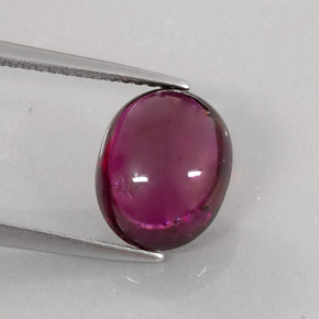4.65캐럿 천연 핑크 레드 루벨라이트 투르말린, 투명한, 10.7×8.6 mm, 투명/반투명
