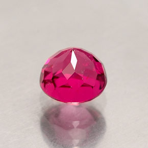 0.71캐럿 천연 핑크 레드 루벨라이트 투르말린, 라운드 컷, 5.14 mm, VS