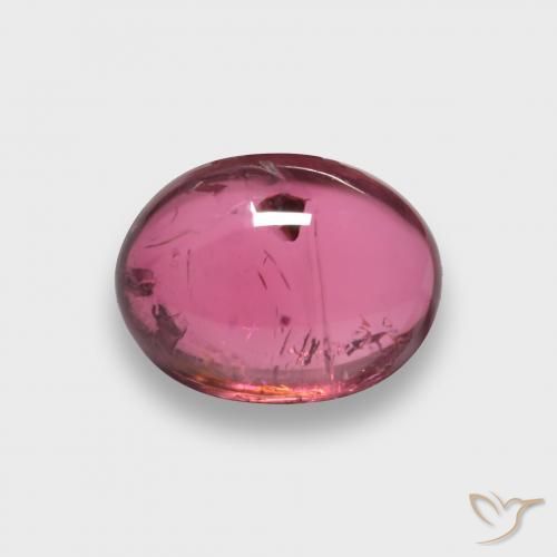 2.28ct 자연스러운 라즈베리 레드 루벨라이트 투르말린, 타원형, 투명한