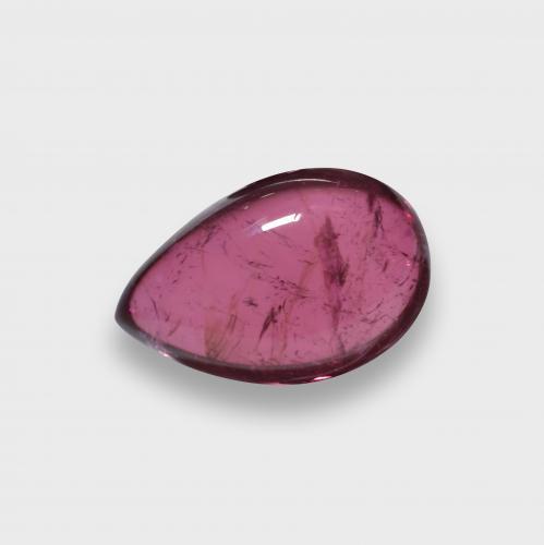 1.41캐럿 천연 퍼플-레드 루벨라이트 투르말린, 배 모양, 8×5.2 mm, 투명한