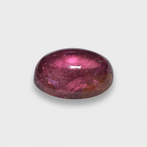 1.25캐럿 천연 미디엄 레드 루벨라이트 투르말린, 타원형 컷, 7.9×6.2 mm, 투명한