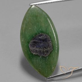 7.25ct 자연스러운 다색 Fuchsite의 루비, 보석, 투명한