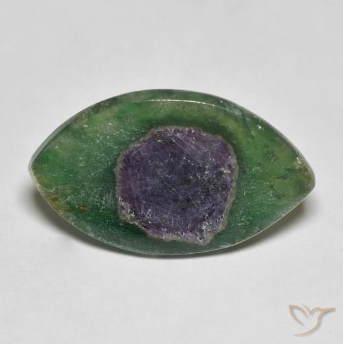7.43ct 자연스러운 다색 Fuchsite의 루비, 보석, 투명한