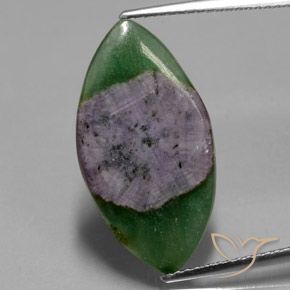 7.45ct 자연스러운 다색 Fuchsite의 루비, 보석, 투명한