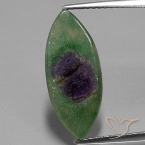 3.31ct 자연스러운 다색 Fuchsite의 루비, 보석, 투명한