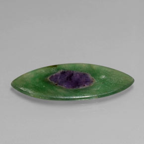 6.65캐럿 천연 바이컬러 Fuchsite의 루비, 보석, 투명한