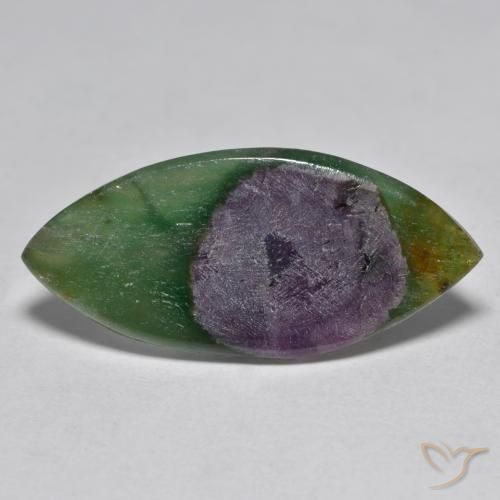 10.67ct 자연스러운 다색 Fuchsite의 루비, 보석, 투명한