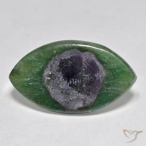 8.48ct 자연스러운 다색 Fuchsite의 루비, 보석, 투명한