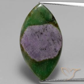 11.36ct 자연스러운 다색 Fuchsite의 루비, 보석, 투명한