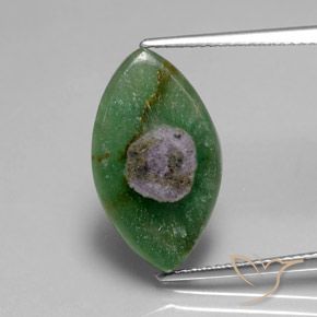 5.08ct 자연스러운 다색 Fuchsite의 루비, 보석, 투명한
