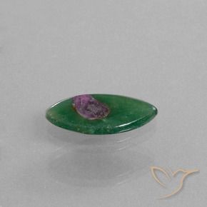 4.95캐럿 천연 다색 Fuchsite의 루비, 보석, 투명한